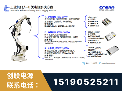 嘉兴-工业机器人-开关电源解决方案